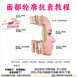 图片[1]-美商课程面部轮廓抗衰美肤减龄变美视频教程形象管理内在美好气色-淘宝虚拟仓