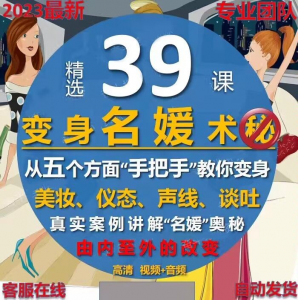 名媛打造读心术教程男性思维提高情商女性心理学思维逻辑心理课程-淘宝虚拟货源库