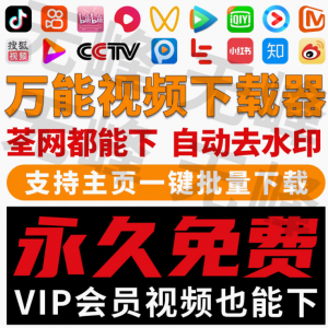 图片[1]-抖音快手短视频批量下载无水印西瓜下载软件网页一键采集高清素材-淘宝虚拟仓